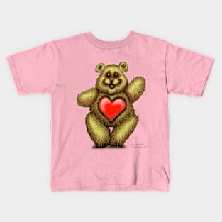 Bear with Heart Kids T-Shirt